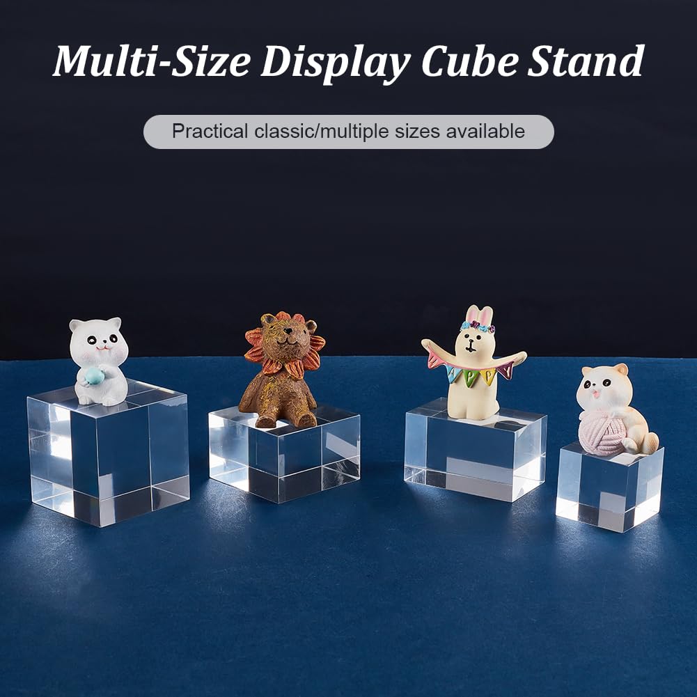 Amazon｜OLYCRAFT 12個4サイズ アクリルブロック アクリルスタンド