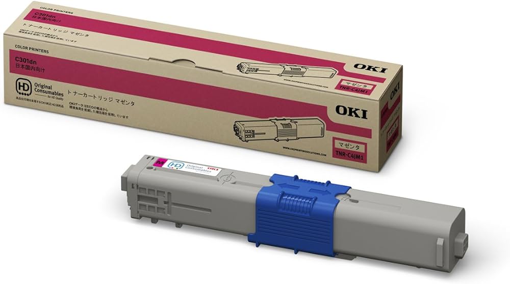 Amazon | OKI 【トナーカートリッジ マゼンダ (C301dn)】 TNR-C4JM1