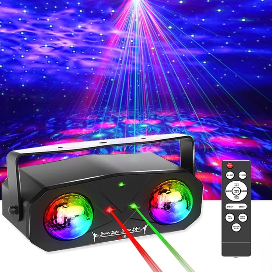 Amazon.com: Party Lights Starry Sky Projector Ocean Wave Projector