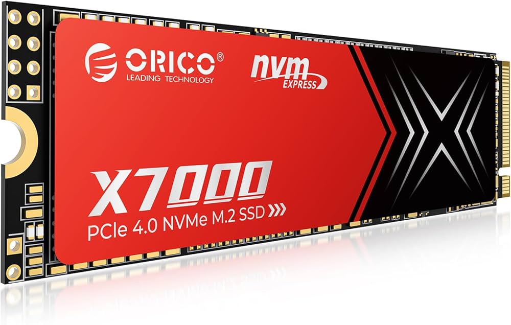 Amazon | ORICO X7000 2TB 内蔵SSD - PCIe Gen4x4 M.2 NVMe 2280