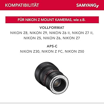Amazon | SAMYANG 単焦点望遠レンズ MF 85mm F1.4 Z ニコン Z用
