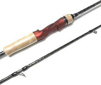 Amazon | 6フィート ベイトロッド 2ピース M カーボンモノコック