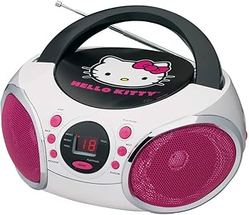 Amazon.co.jp: Hello Kitty KT2026-MBY Portable Stereo CD Boombox