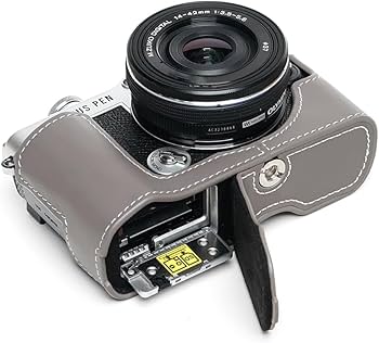 Amazon | TP Original ハンドメイド 本革 ハーフカメラケース バッグ