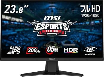 Amazon.co.jp: 【Amazon.co.jp限定】 MSI ゲーミングモニター MAG 244F