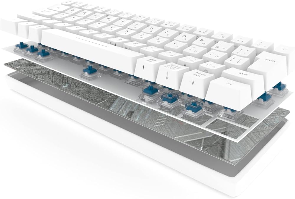 Amazon | KIMOCA ワイヤレス メカニカルキーボード 日本語配列