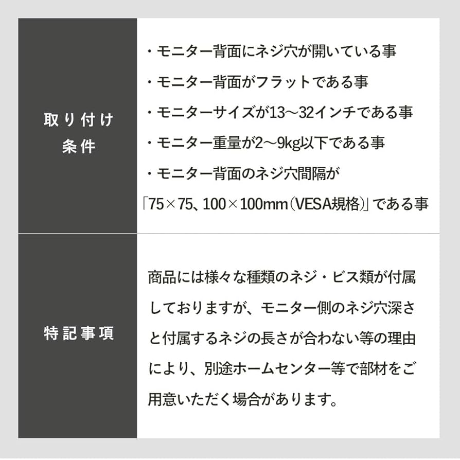 Amazon.co.jp: iggy（イギー）快適ワークのモニターアーム GA222