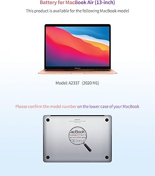 Amazon.com: ASMARK Battery Replacement for MacBook Air A2337(2020