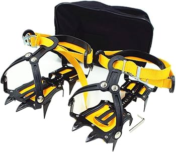 Amazon | 軽アイゼン 登山 10本爪 雪道 トレッキング マンガン鋼 滑り