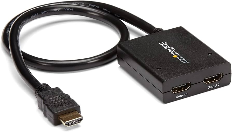 Amazon | StarTech.com 2出力対応 4K HDMI 分配器スプリッター USBバス