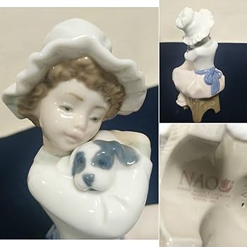 Amazon.co.jp: NAOナオ 陶器 フィギュリン 3点 いい子だね スペイン製