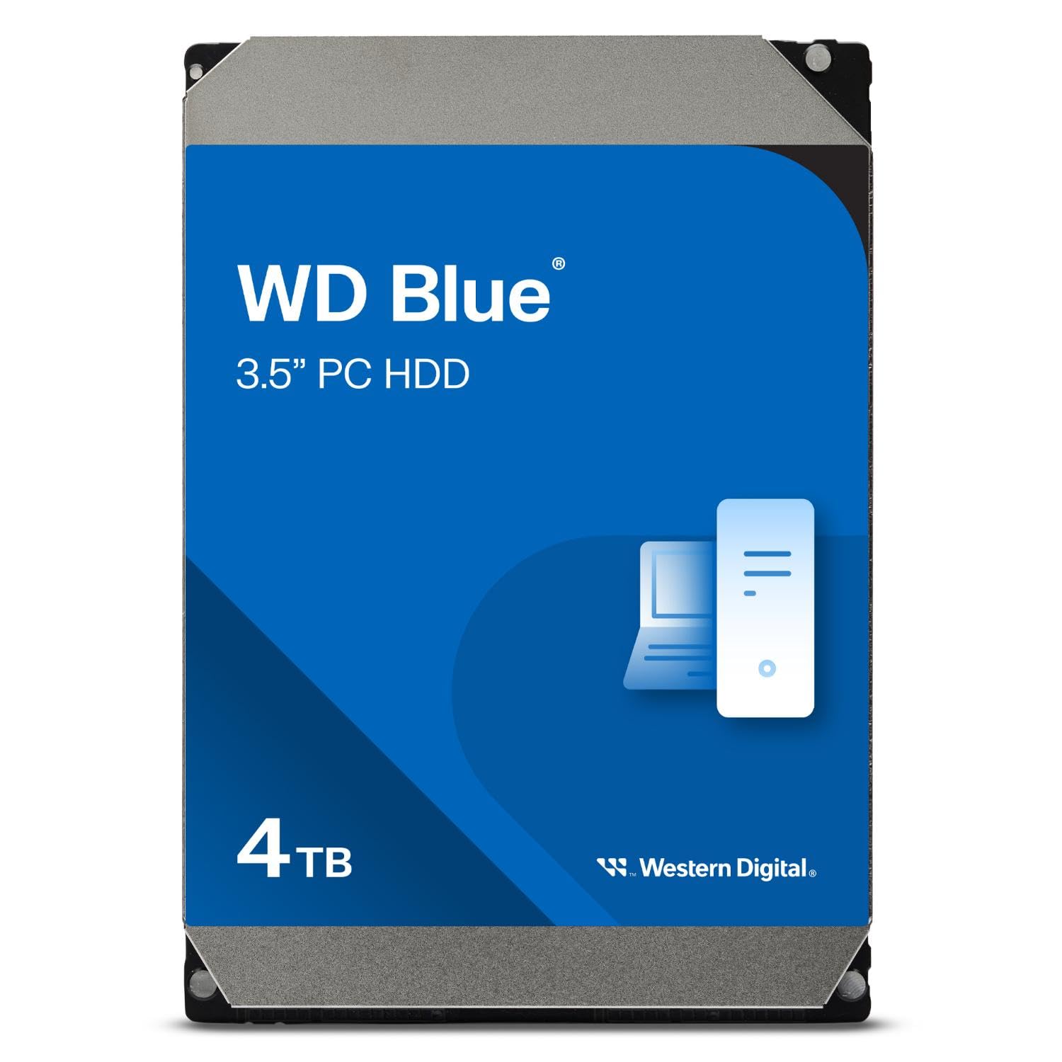 Western Digital 4TB WD Blue PC Internal Hard Drive HDD - 5400 RPM