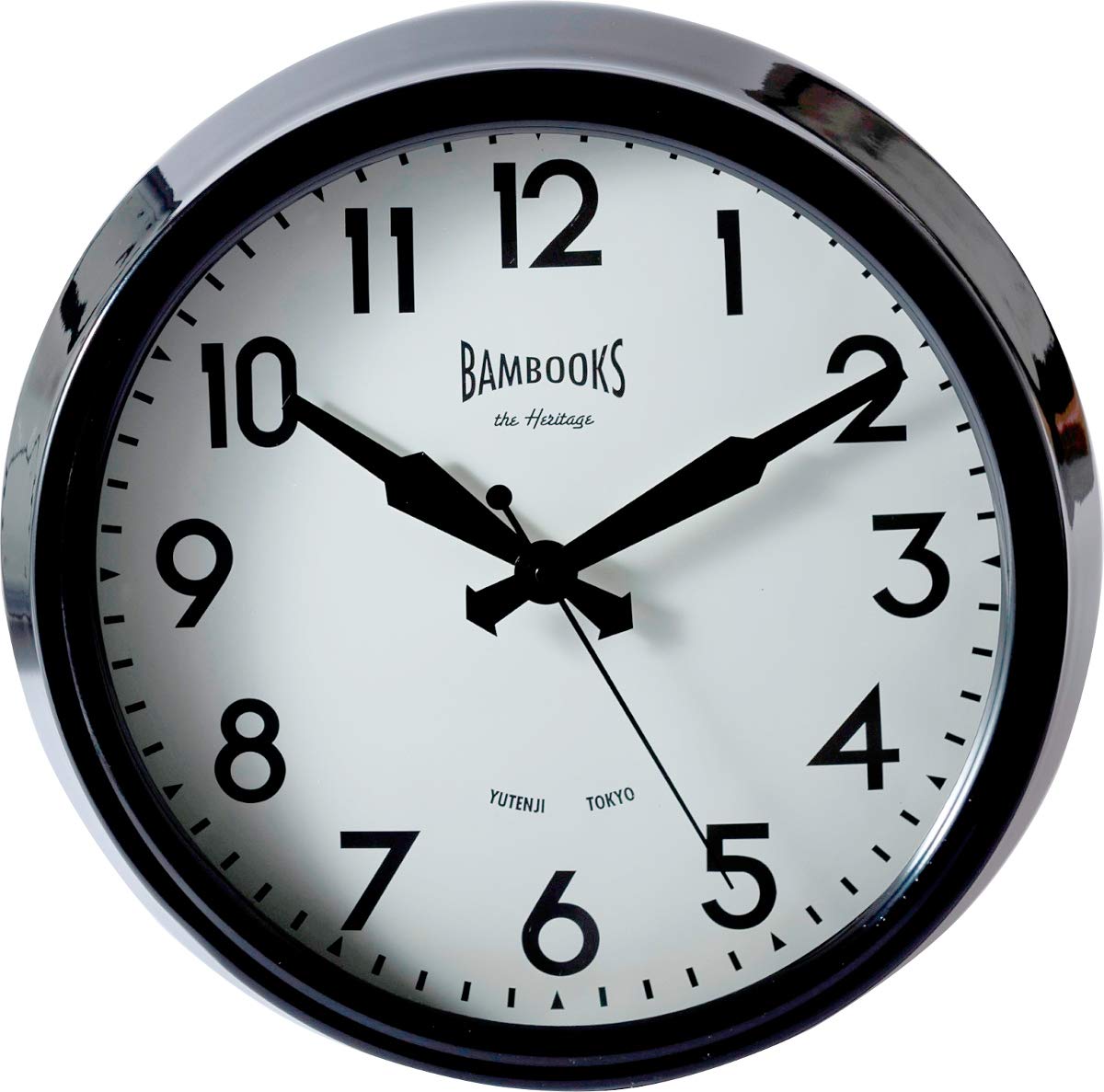 Amazon.co.jp: TOSSDICE 時計 ブリティッシュ 壁掛け 静音 ラージ