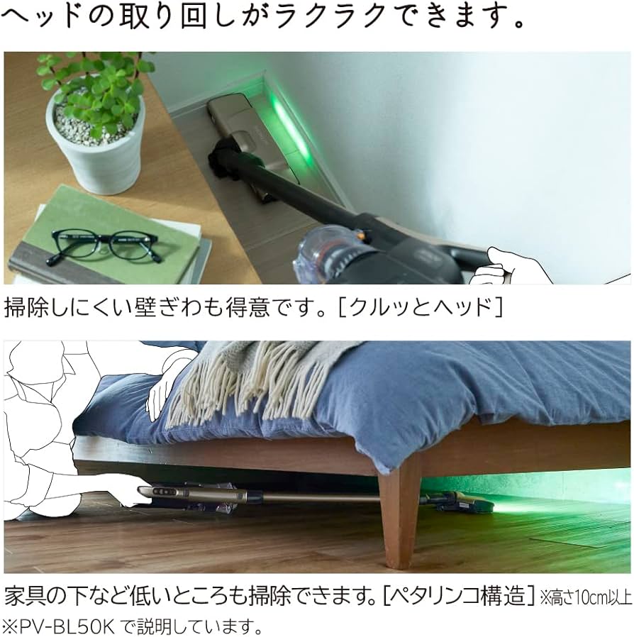 Amazon | 日立 掃除機 パワかるスティック コードレス スティック