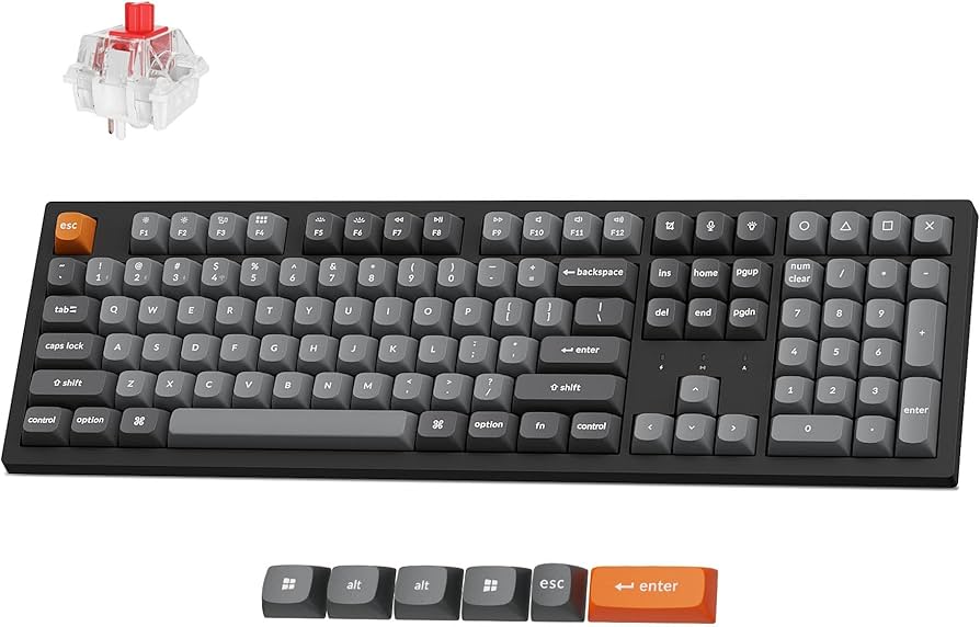 Amazon.com: Keychron K10 Max Wireless Custom Mechanical Keyboard