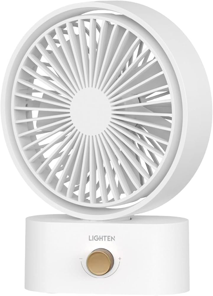 Amazon | 【アドアプス 】卓上扇風機 首振り 静音 小型 usb 充電式