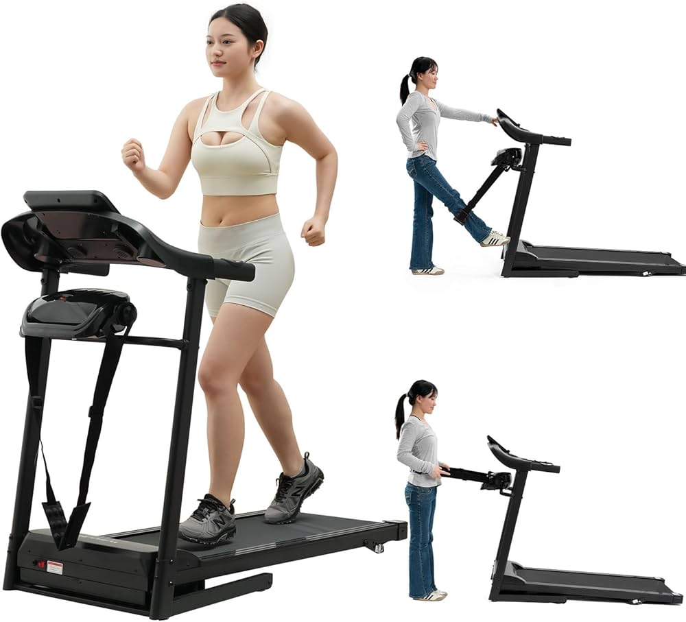 Amazon | ランニングマシン 独自の振動マシン機能搭載 心拍数測定