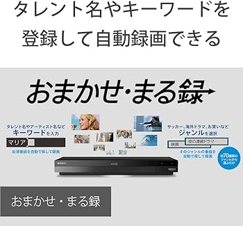 Amazon | ソニー 1TB 2チューナー 4K ブルーレイレコーダー BDZ