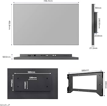 Amazon | ELECSUNG 32V型 防水テレビお風呂 Android TV フル