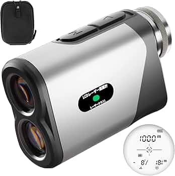 Amazon.co.jp: G-KiKi ゴルフ距離計 レーザー測定器 1000m対応 大画面