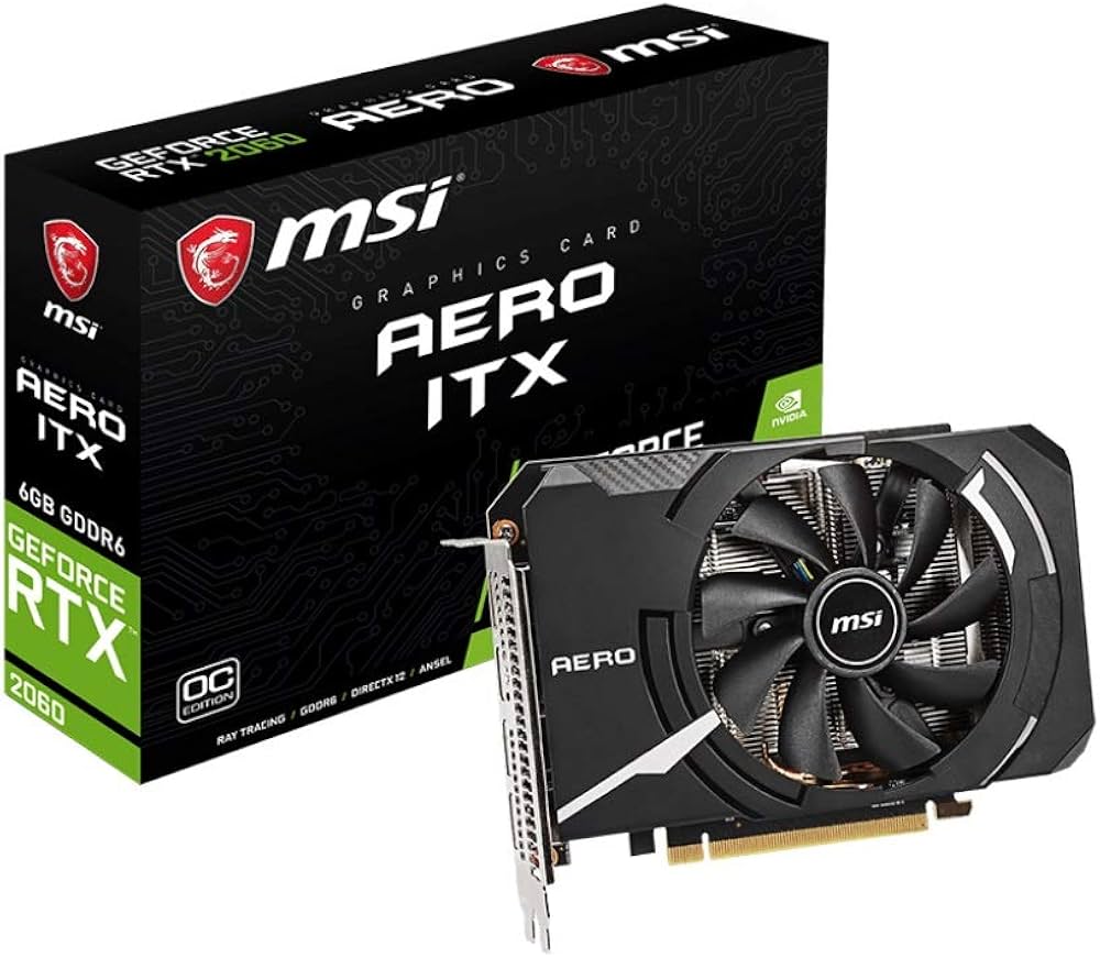 Amazon | MSI GeForce RTX 2060 AERO ITX 6G OC グラフィックスカード