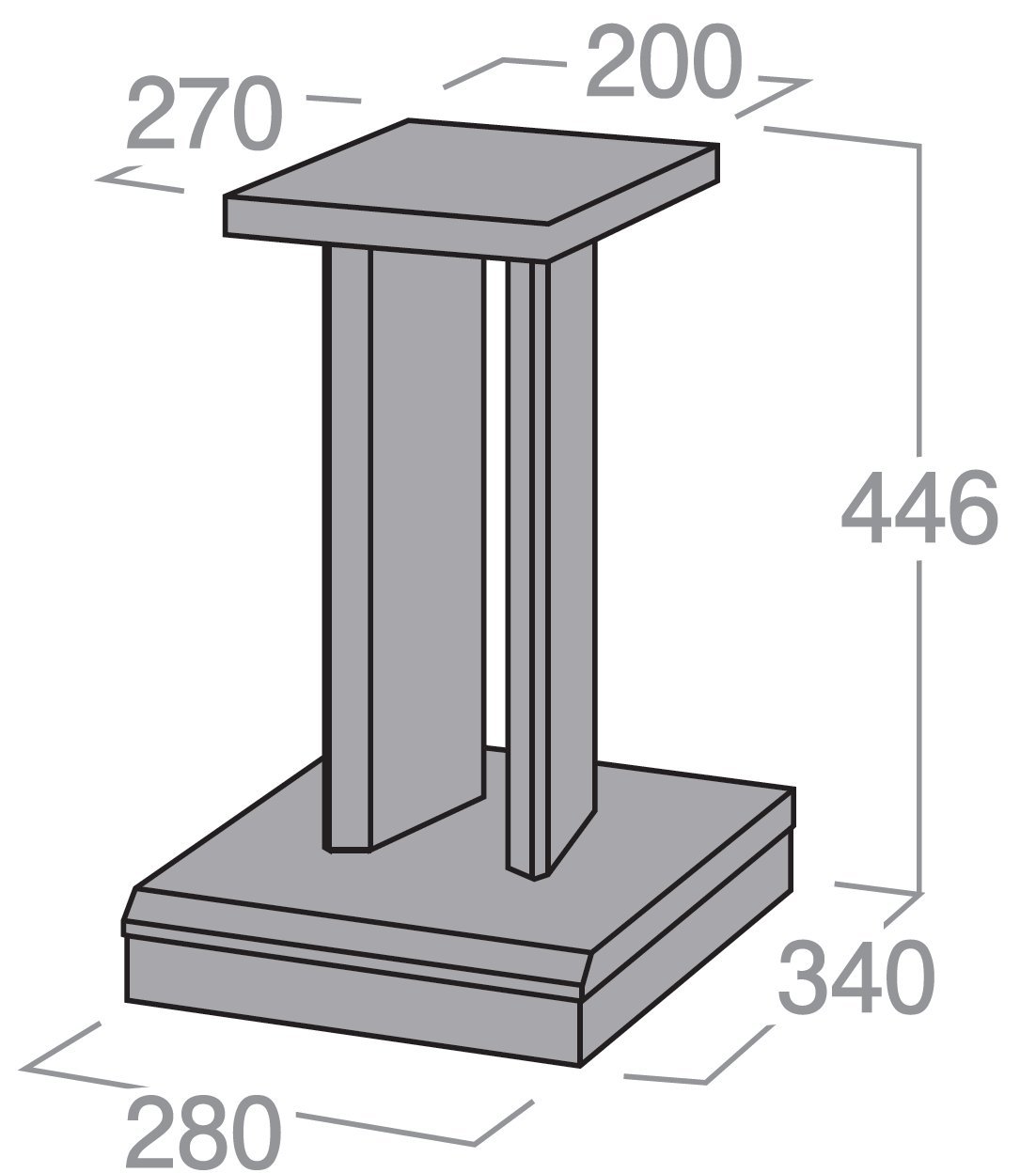 Amazon | ハヤミ工産 【HAMILeX】 Acordeシリーズ スピーカースタンド