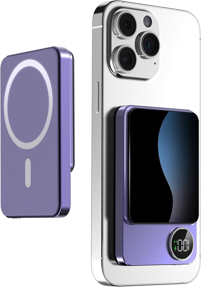 Amazon | モバイルバッテリー Magsafe対応【15Wワイヤレス充電/20W