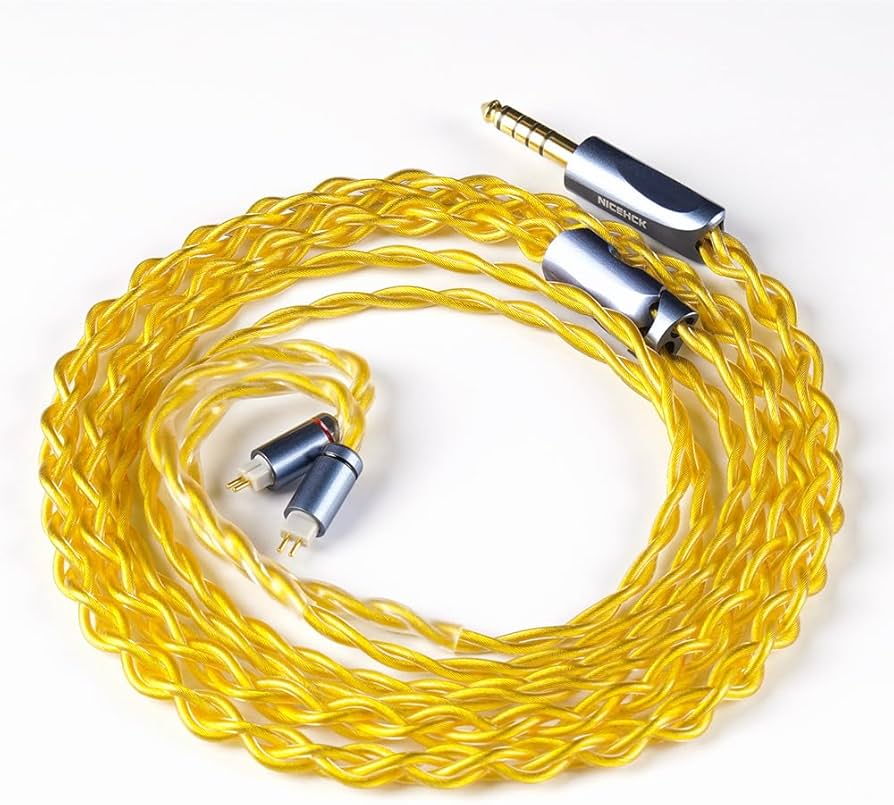 Amazon | NICEHCK NicehckAuKing 金メッキケーブル イヤホンリケーブル