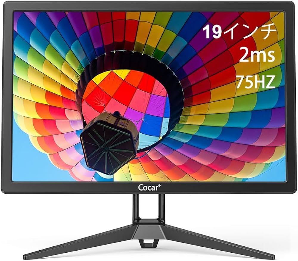 Amazon.co.jp: Cocar 19インチ モニター:75hz 2ms モニター 19インチ