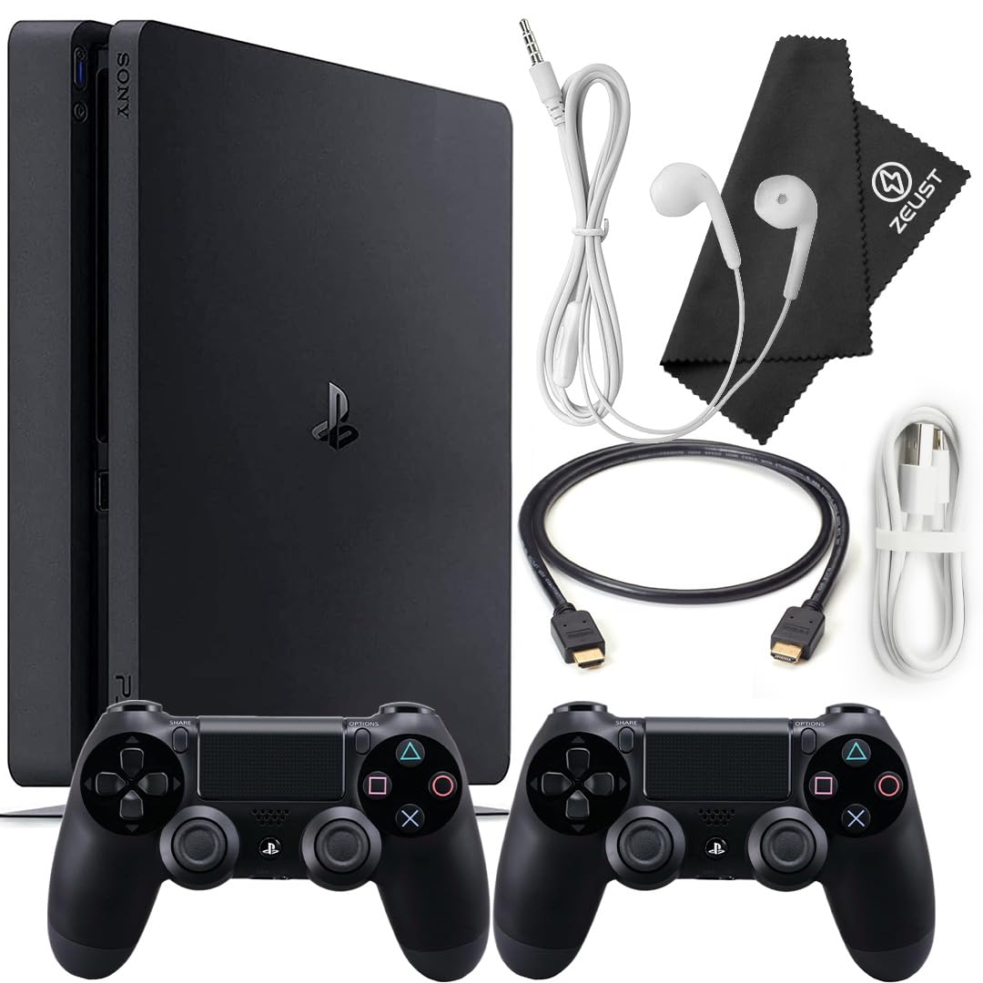 Amazon.com: Zeust PlayStation 4 Slim 1TB Console Bundle - Includes