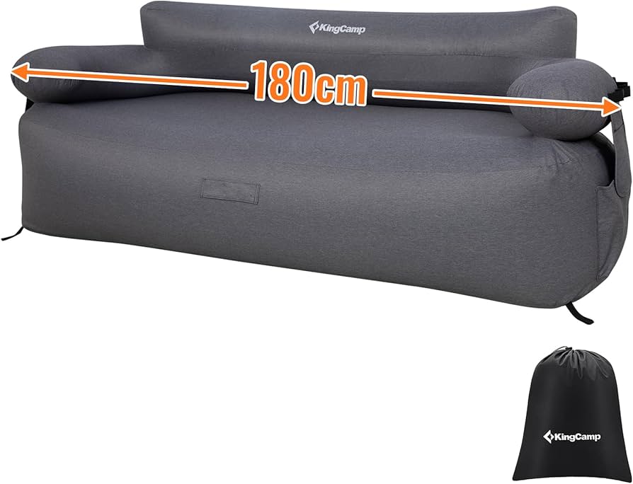 Amazon.co.jp: KingCamp エアーソファー アウトドア 電動ポンプ内蔵