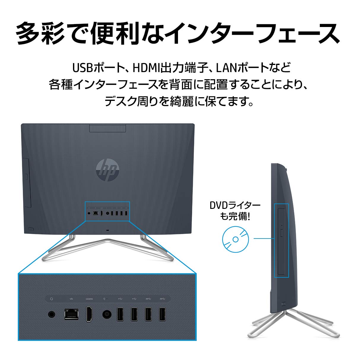 Amazon.co.jp: HP 液晶一体型 デスクトップパソコン AMD Athlon メモリ