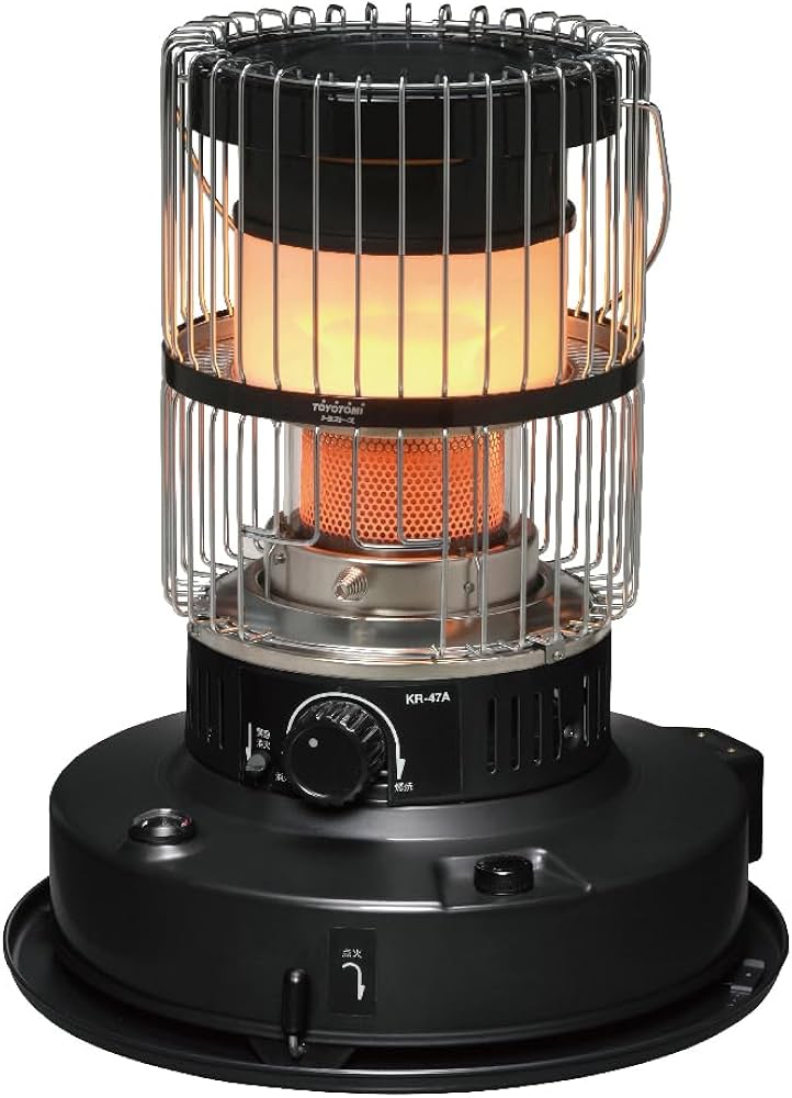 Amazon | 【トヨトミ】 対流形 石油ストーブ KR-47A (B) ブラック