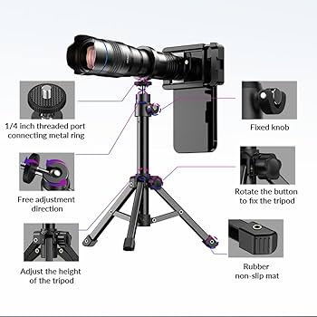 Amazon.co.jp: スマホ用カメラレンズ 携帯電話 36X 望遠レンズキット