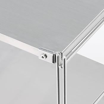 Amazon｜無印良品 ステンレスユニットシェルフ・ステンレス棚セット 小