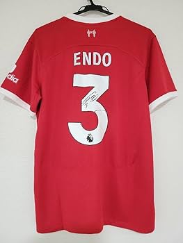 Amazon.co.jp: リヴァプール 遠藤航 サイン ユニフォーム 正規 証明書