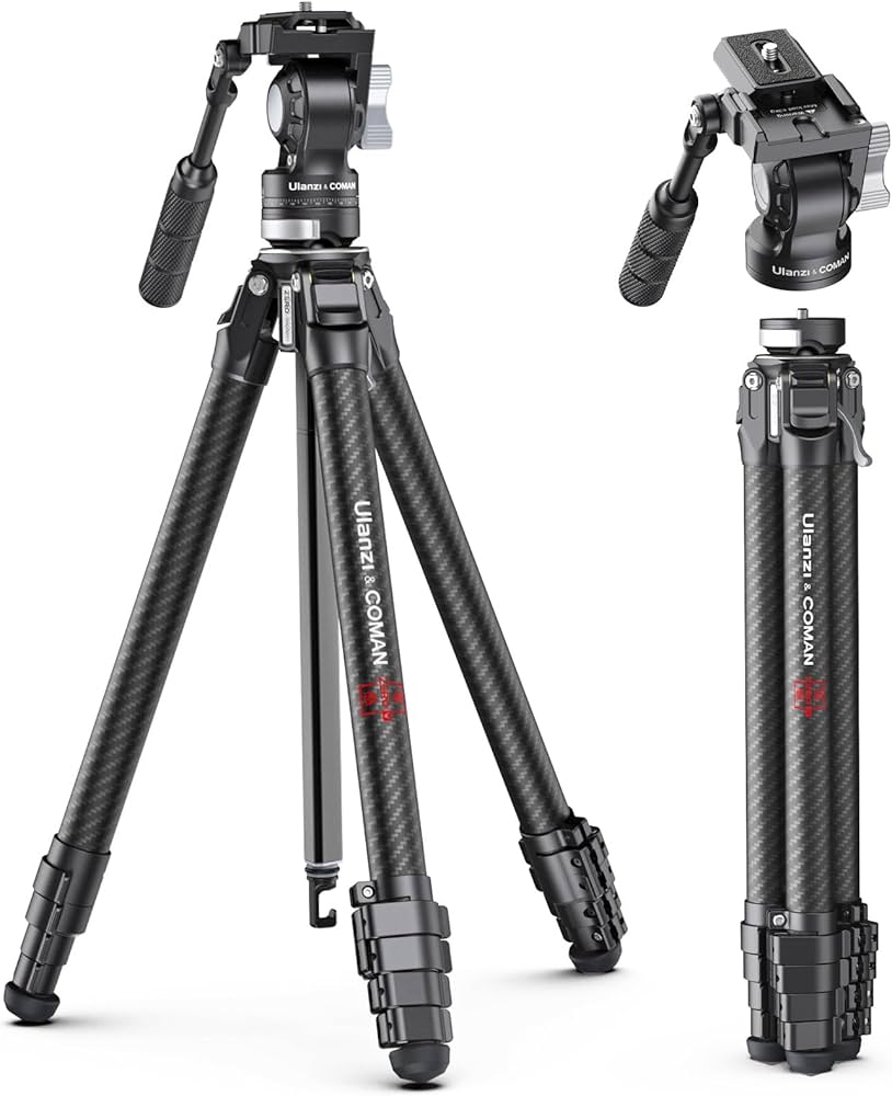 Amazon | Ulanzi ZERO V 三脚 カーボン トラベル三脚 ビデオ雲台