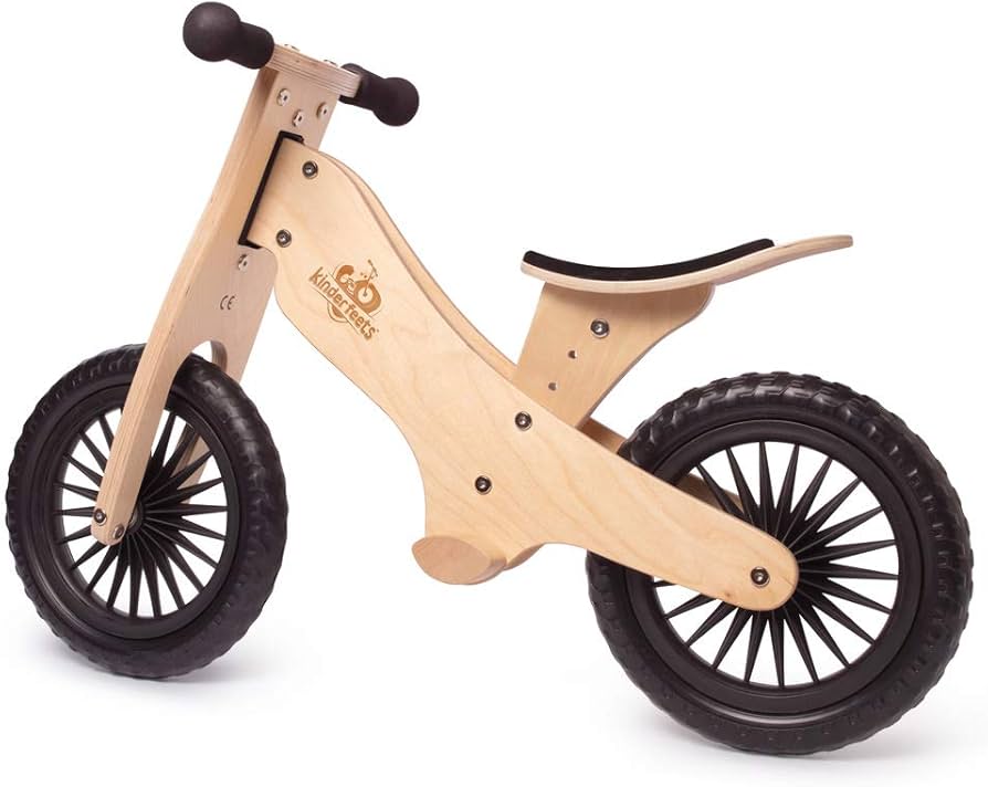 バランスバイク 木製 ヴィンテージ 貴重 キンダーフィーツ 竹色 Amazon