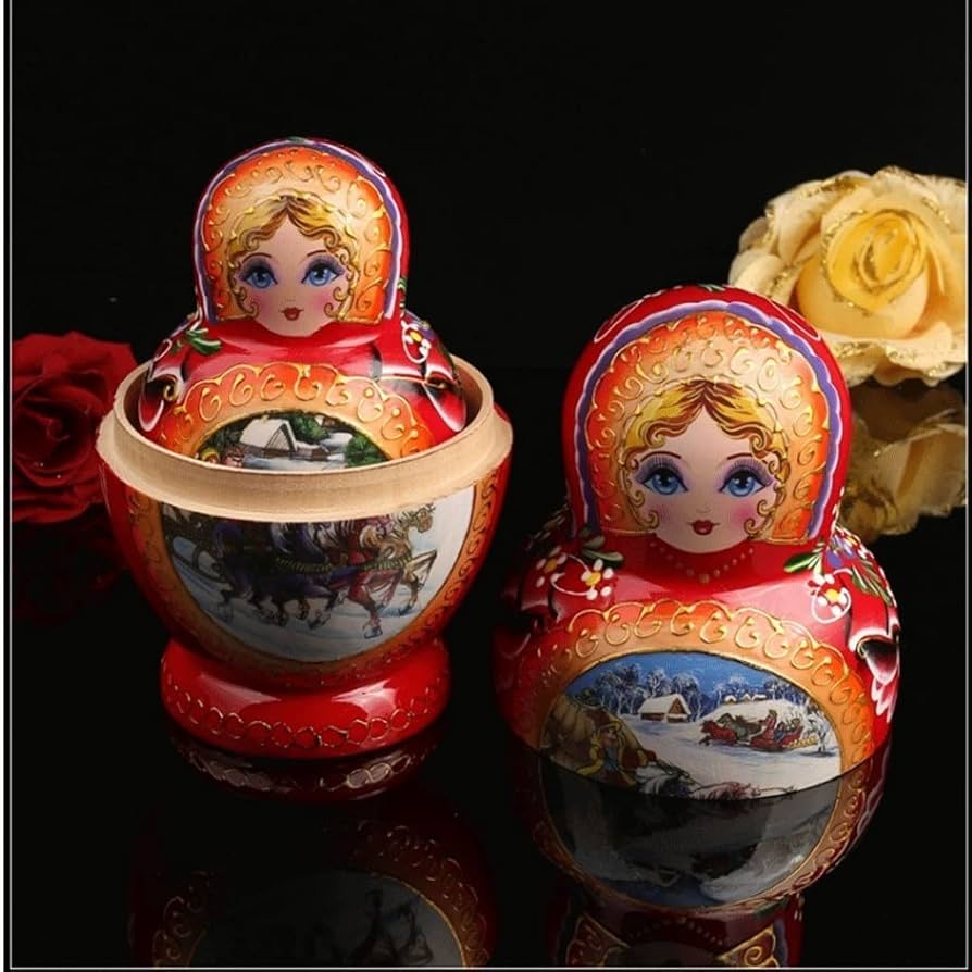 大きなマトリョーシカ人形① 10体セット ロシア 【公式通販】 大きな