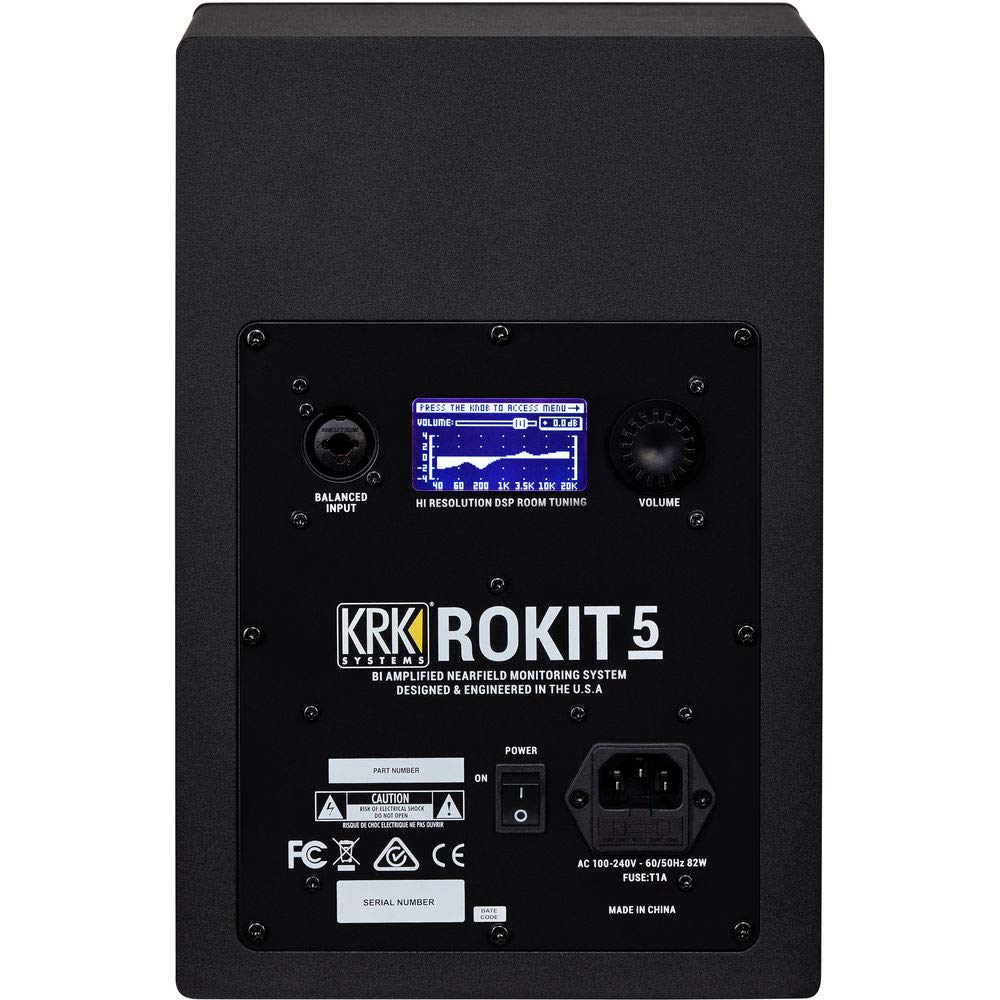 Amazon | KRK RP5 Rokit G4 Studio Monitor, Black (RP5G4-NA