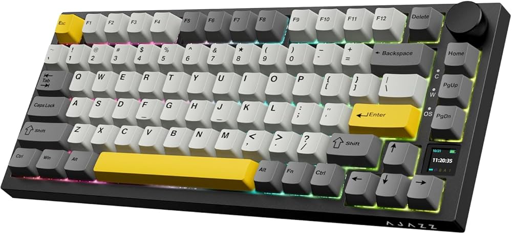 Amazon | A.JAZZ AK820 Proゲーミングキーボード3モードgift軸