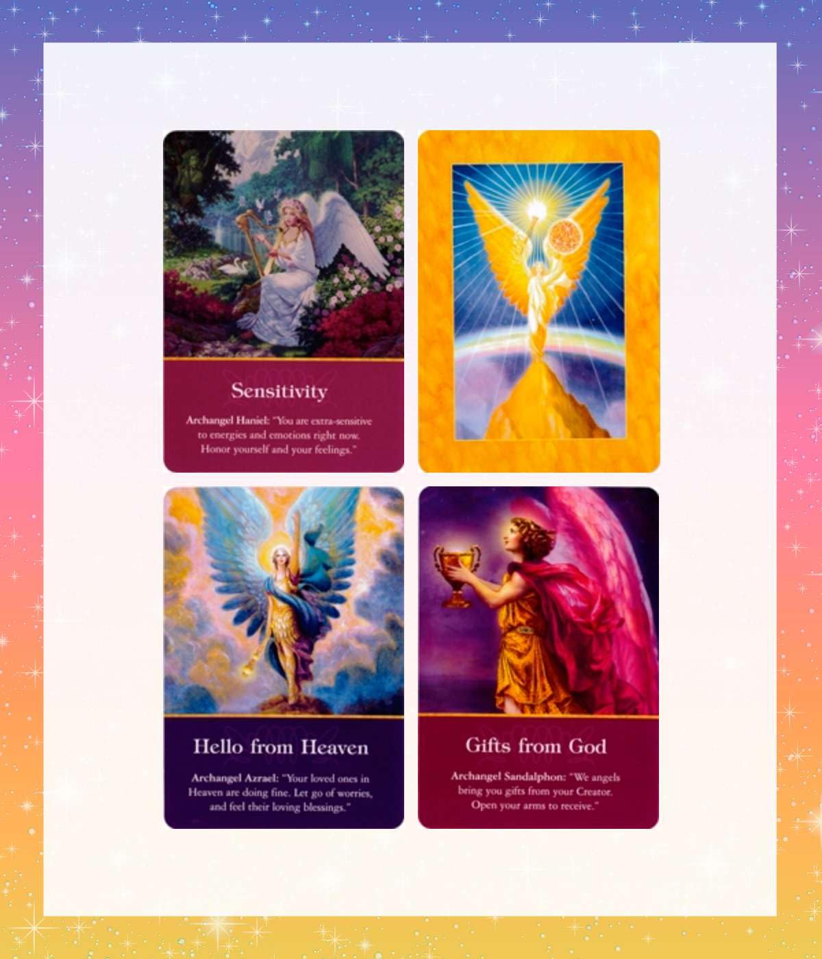 Amazon.co.jp: 【日本語版】大天使オラクルカード 日本語解説書付き