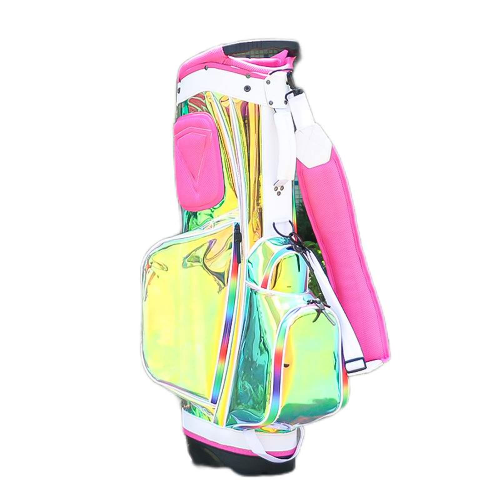 Amazon | Golf Club Bag 透明なカラフルな光レーザー レディースゴルフ