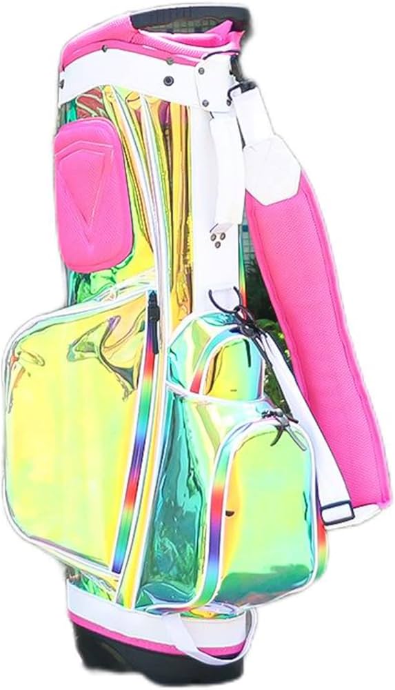 Amazon | Golf Club Bag 透明なカラフルな光レーザー レディースゴルフ