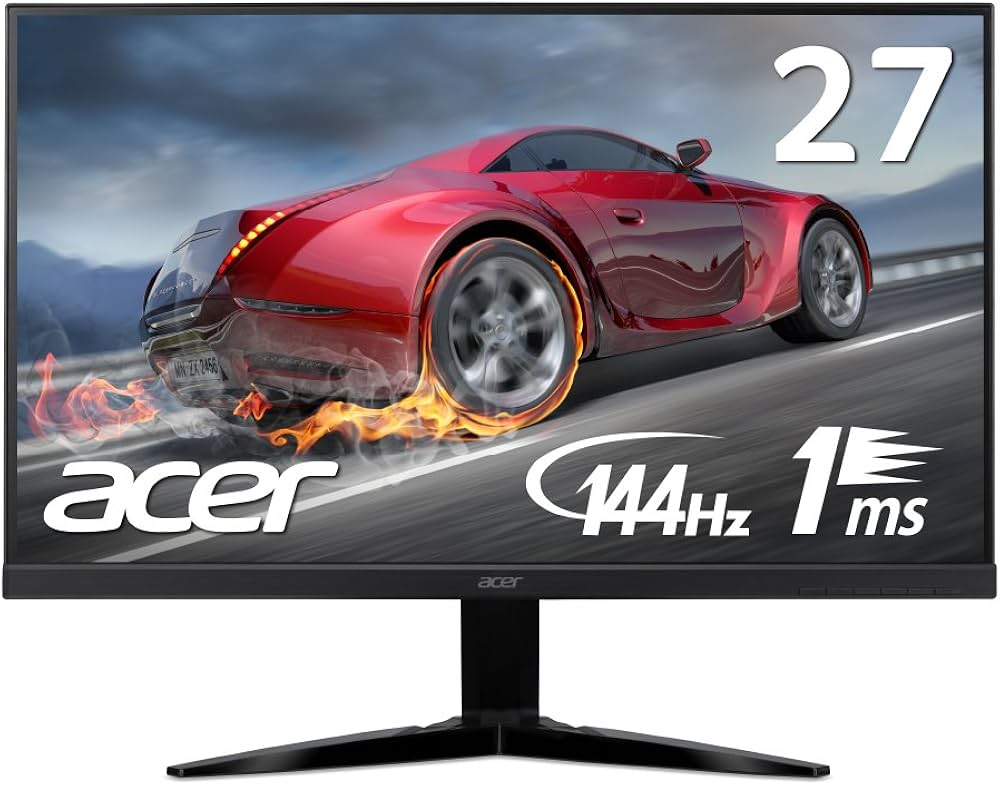 Amazon.co.jp: Acer ゲーミングモニター 27インチ KG271Abmidpx 応答