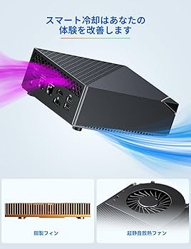 Amazon.co.jp: SkyBarium ミニPC Ryzen 7 5825U [2つLANポート] 16GB