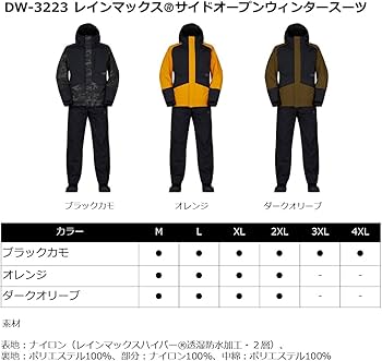 Amazon.co.jp: ダイワ(DAIWA) レインマックス サイドオープン