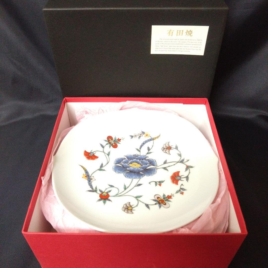 Amazon | 有田焼 十三代柿右衛門窯筆頭絵付師舘林 古琳庵 中皿5枚