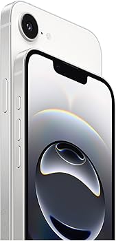 Amazon.com: Apple iPhone 16e, 128GB, eSIM, White - Unlocked