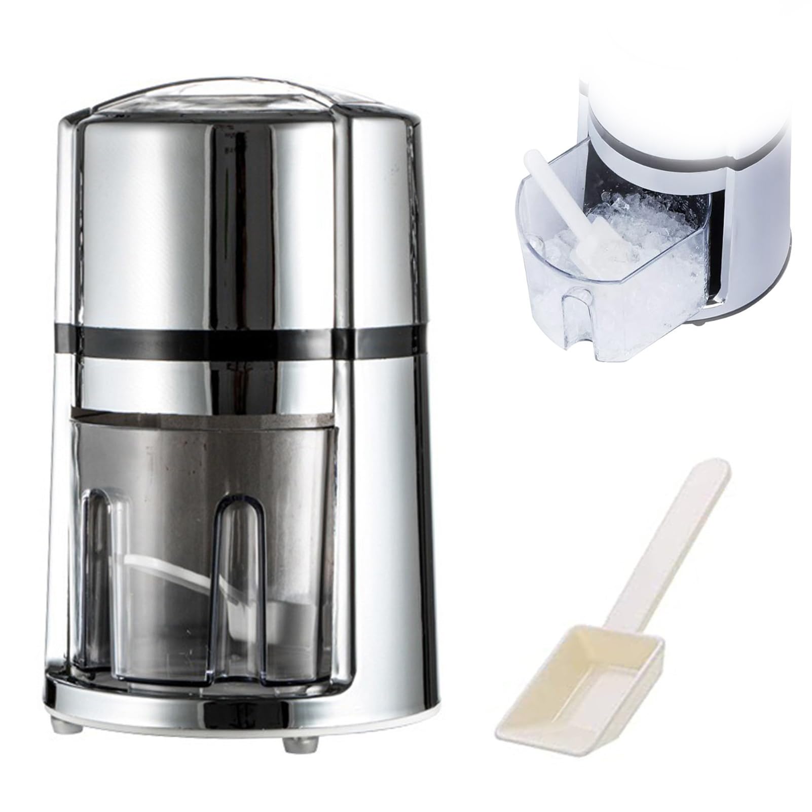 Amazon｜アイスクラッシャー クラッシュアイス 製氷機 手動 かき氷製氷